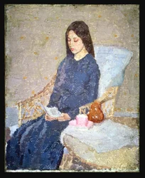 Den konvalescenta, omkring 1923-24